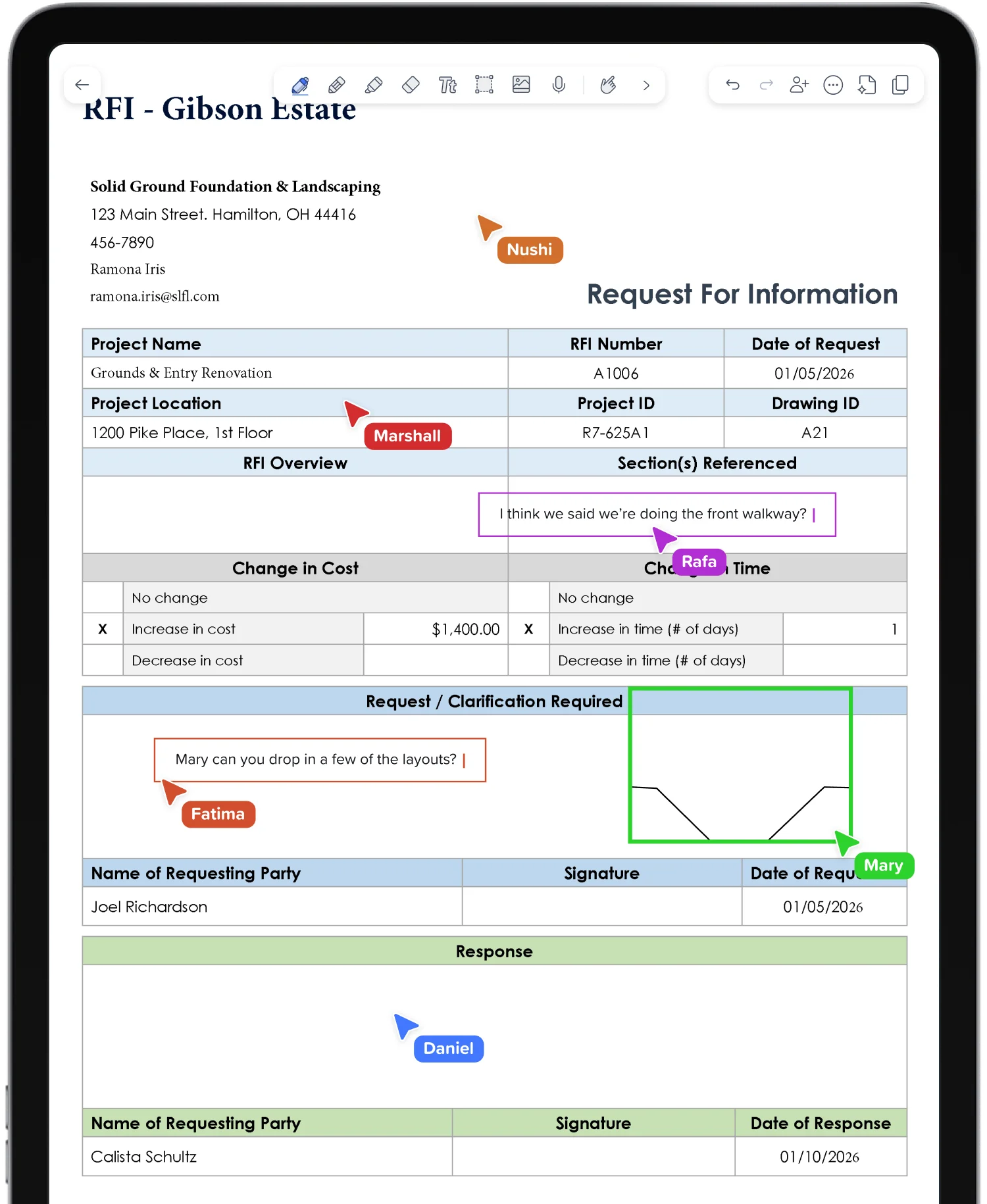 Resolve issues on the spot